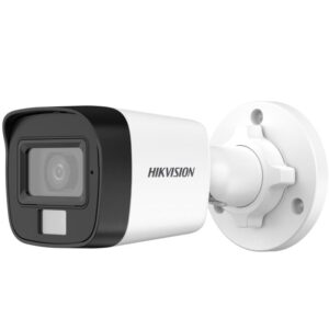 Hikvision 2MP Smart Hybrid Light Mini Bullet Camera | 1080p Color Night Vision & Audio - Image 1