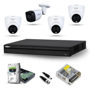 Dahua 4channel HD Cameras Full Kit (1080p)