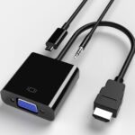 hdmi to vga HDMI to VGA Adapter with Audio