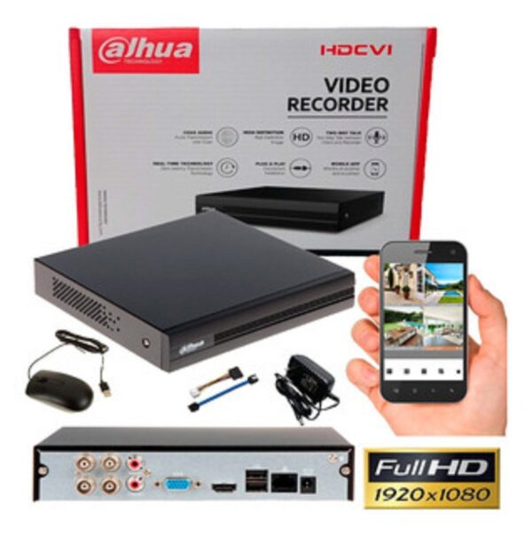 xvr 4ch dahua Dahua 4channel HD Cameras Full Kit (1080p)