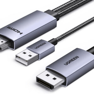 Ugreen HDMI to DisplayPort Cable – Seamless 4K Connectivity for Modern Displays